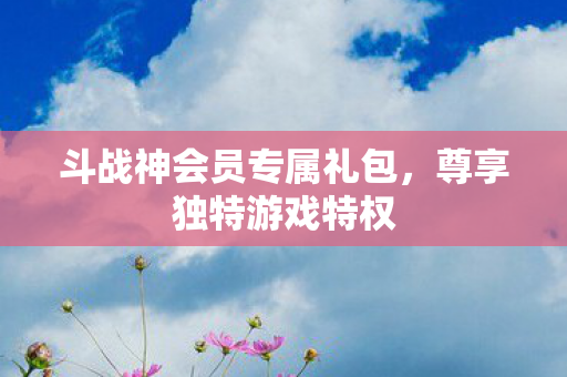 斗战神会员专属礼包,尊享独特游戏特权 斗战神会员专属礼包,尊享独特游戏特权