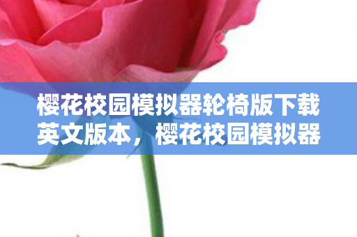 樱花校园模拟器轮椅版下载英文版本,樱花校园模拟器轮椅版,探索无障碍乐趣 樱花校园模拟器轮椅版下载英文版本,樱花校园模拟器轮椅版,探索无障碍乐趣