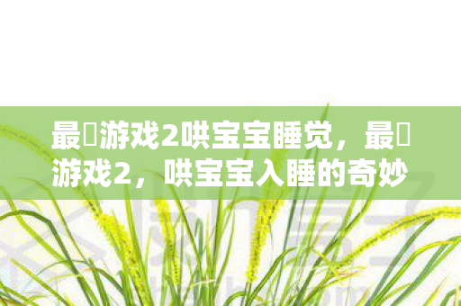 最囧游戏2哄宝宝睡觉,最囧游戏2,哄宝宝入睡的奇妙之旅 最囧游戏2哄宝宝睡觉,最囧游戏2,哄宝宝入睡的奇妙之旅