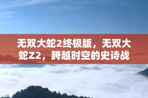 无双大蛇2终极版,无双大蛇Z2,跨越时空的史诗战斗 无双大蛇2终极版,无双大蛇Z2,跨越时空的史诗战斗