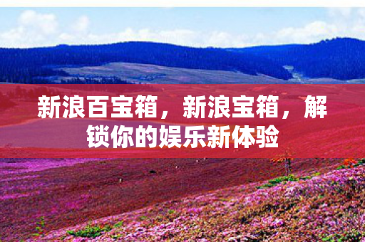 新浪百宝箱，新浪宝箱，解锁你的娱乐新体验