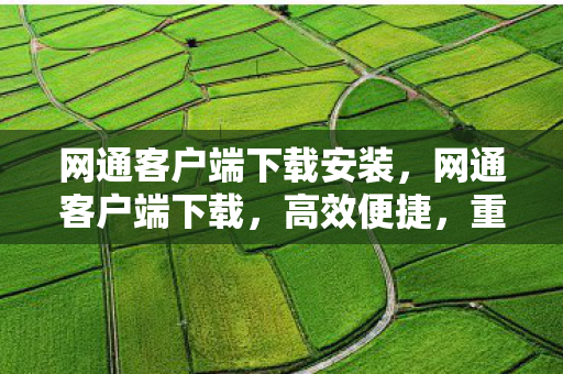 网通客户端下载安装,网通客户端下载,高效便捷,重塑网络体验 网通客户端下载安装,网通客户端下载,高效便捷,重塑网络体验