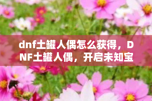 dnf土罐人偶怎么获得,DNF土罐人偶,开启未知宝盒的冒险之旅 dnf土罐人偶怎么获得,DNF土罐人偶,开启未知宝盒的冒险之旅