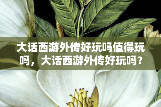 大话西游外传好玩吗值得玩吗,大话西游外传好玩吗?探索经典与创新的融合 大话西游外传好玩吗值得玩吗,大话西游外传好玩吗?探索经典与创新的融合