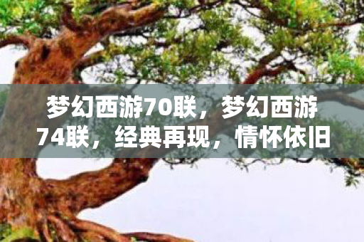 梦幻西游70联,梦幻西游74联,经典再现,情怀依旧 梦幻西游70联,梦幻西游74联,经典再现,情怀依旧