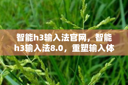 智能h3输入法官网,智能h3输入法8.0,重塑输入体验,引领智能科技新潮流 智能h3输入法官网,智能h3输入法8.0,重塑输入体验,引领智能科技新潮流