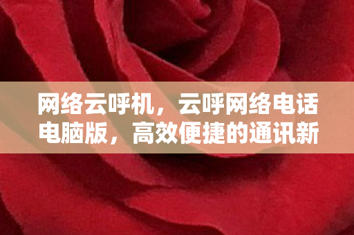 网络云呼机,云呼网络电话电脑版,高效便捷的通讯新体验 网络云呼机,云呼网络电话电脑版,高效便捷的通讯新体验