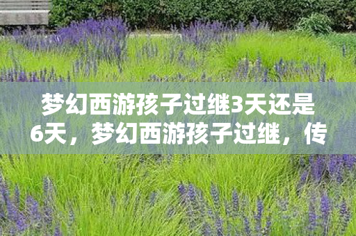 梦幻西游孩子过继3天还是6天，梦幻西游孩子过继，传承与再生的奇妙旅程