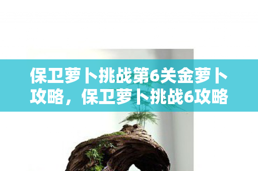 保卫萝卜挑战第6关金萝卜攻略,保卫萝卜挑战6攻略金萝卜布阵图 保卫萝卜挑战第6关金萝卜攻略,保卫萝卜挑战6攻略金萝卜布阵图