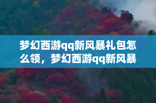 梦幻西游qq新风暴礼包怎么领,梦幻西游qq新风暴礼包,解锁你的西游之旅 梦幻西游qq新风暴礼包怎么领,梦幻西游qq新风暴礼包,解锁你的西游之旅