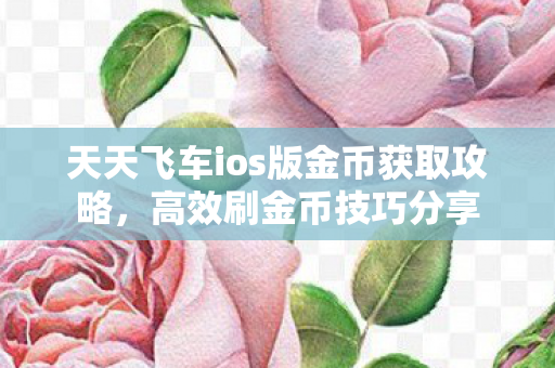 天天飞车ios版金币获取攻略,高效刷金币技巧分享 天天飞车ios版金币获取攻略,高效刷金币技巧分享