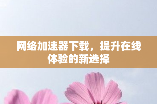 网络加速器下载,提升在线体验的新选择 网络加速器下载,提升在线体验的新选择