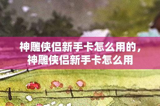 神雕侠侣新手卡怎么用的,神雕侠侣新手卡怎么用 神雕侠侣新手卡怎么用的,神雕侠侣新手卡怎么用