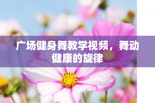 广场健身舞教学视频，舞动健康的旋律