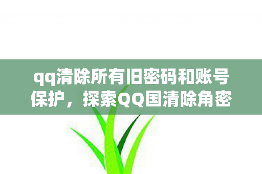 qq清除所有旧密码和账号保护,探索QQ国清除角密码的奥秘,安全、便捷与合规性 qq清除所有旧密码和账号保护,探索QQ国清除角密码的奥秘,安全、便捷与合规性