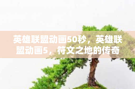 英雄联盟动画50秒，英雄联盟动画5，符文之地的传奇冒险