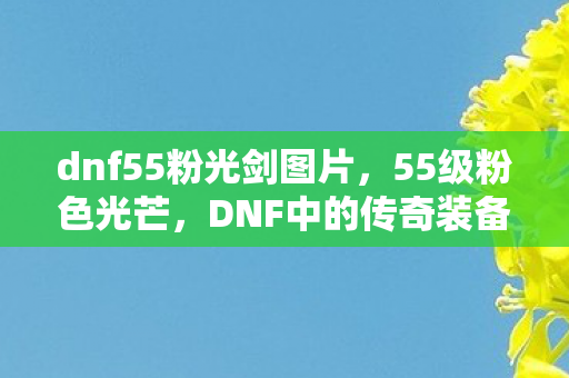 dnf55粉光剑图片,55级粉色光芒,DNF中的传奇装备与玩家情怀 dnf55粉光剑图片,55级粉色光芒,DNF中的传奇装备与玩家情怀