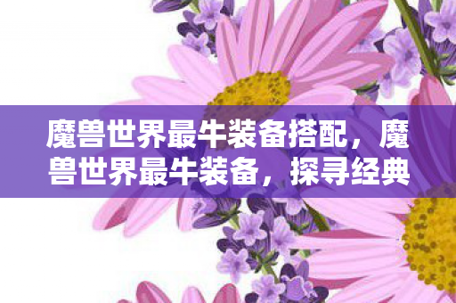 魔兽世界最牛装备搭配，魔兽世界最牛装备，探寻经典装备的魅力