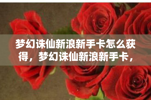 梦幻诛仙新浪新手卡怎么获得,梦幻诛仙新浪新手卡,开启你的仙侠之旅 梦幻诛仙新浪新手卡怎么获得,梦幻诛仙新浪新手卡,开启你的仙侠之旅