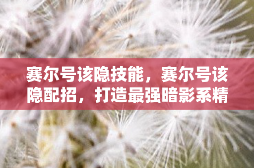 赛尔号该隐技能,赛尔号该隐配招,打造最强暗影系精灵的攻略 赛尔号该隐技能,赛尔号该隐配招,打造最强暗影系精灵的攻略