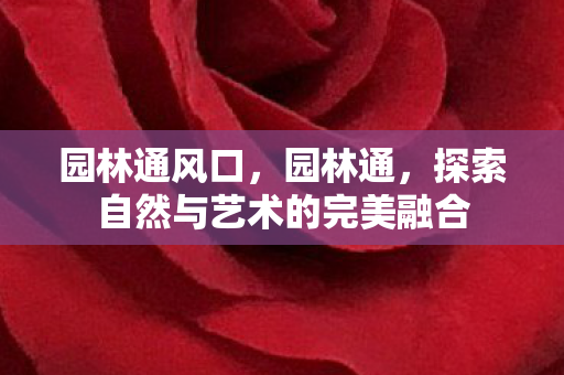 园林通风口,园林通,探索自然与艺术的完美融合 园林通风口,园林通,探索自然与艺术的完美融合