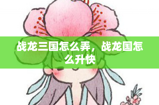 战龙三国怎么弄,战龙国怎么升快 战龙三国怎么弄,战龙国怎么升快
