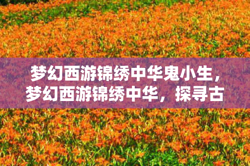 梦幻西游锦绣中华鬼小生，梦幻西游锦绣中华，探寻古典与现代的完美融合