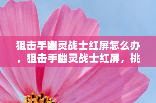 狙击手幽灵战士红屏怎么办,狙击手幽灵战士红屏,挑战与机遇并存的游戏体验 狙击手幽灵战士红屏怎么办,狙击手幽灵战士红屏,挑战与机遇并存的游戏体验