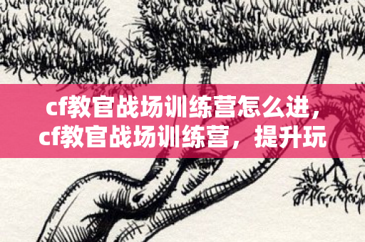 cf教官战场训练营怎么进,cf教官战场训练营,提升玩家战斗技能的绝佳平台 cf教官战场训练营怎么进,cf教官战场训练营,提升玩家战斗技能的绝佳平台