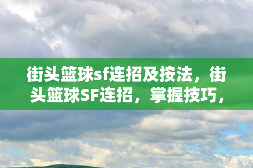 街头篮球sf连招及按法,街头篮球SF连招,掌握技巧,提升实战水平 街头篮球sf连招及按法,街头篮球SF连招,掌握技巧,提升实战水平