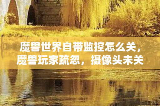 魔兽世界自带监控怎么关,魔兽玩家疏忽,摄像头未关引发的隐私泄露风险 魔兽世界自带监控怎么关,魔兽玩家疏忽,摄像头未关引发的隐私泄露风险