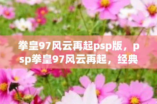 拳皇97风云再起psp版,psp拳皇97风云再起,经典再现,情怀不灭 拳皇97风云再起psp版,psp拳皇97风云再起,经典再现,情怀不灭