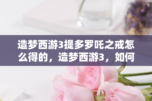 造梦西游3提多罗吒之戒怎么得的,造梦西游3,如何获得提多罗吒之戒 造梦西游3提多罗吒之戒怎么得的,造梦西游3,如何获得提多罗吒之戒