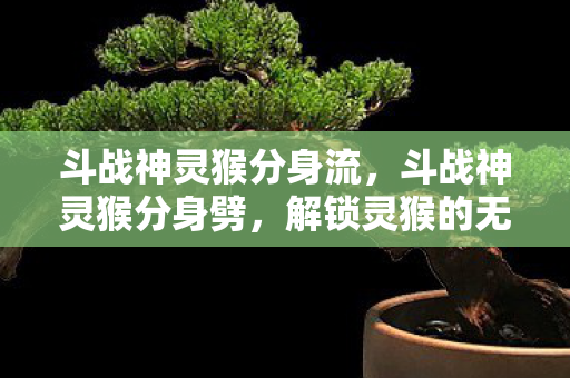 斗战神灵猴分身流,斗战神灵猴分身劈,解锁灵猴的无限潜能 斗战神灵猴分身流,斗战神灵猴分身劈,解锁灵猴的无限潜能