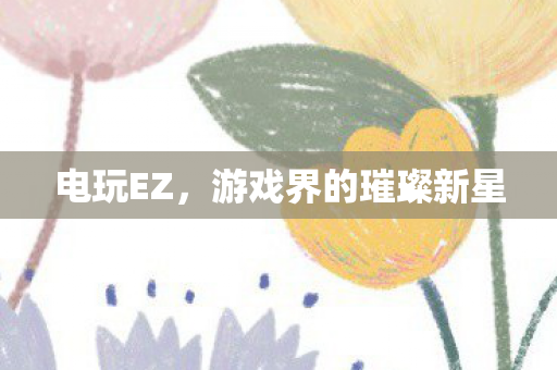 电玩EZ,游戏界的璀璨新星 电玩EZ,游戏界的璀璨新星