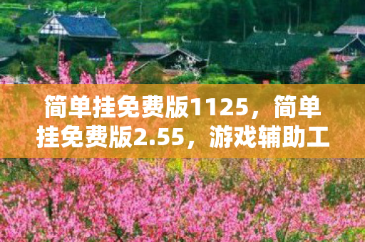 简单挂免费版1125,简单挂免费版2.55,游戏辅助工具的新选择 简单挂免费版1125,简单挂免费版2.55,游戏辅助工具的新选择