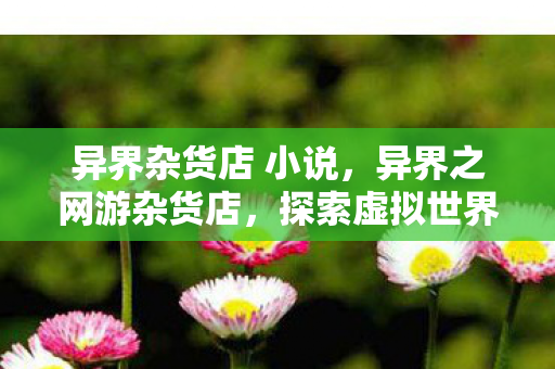 异界杂货店 小说,异界之网游杂货店,探索虚拟世界的奇妙商机 异界杂货店 小说,异界之网游杂货店,探索虚拟世界的奇妙商机