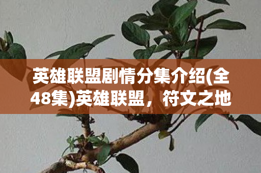 英雄联盟剧情分集介绍(全48集)英雄联盟，符文之地传奇