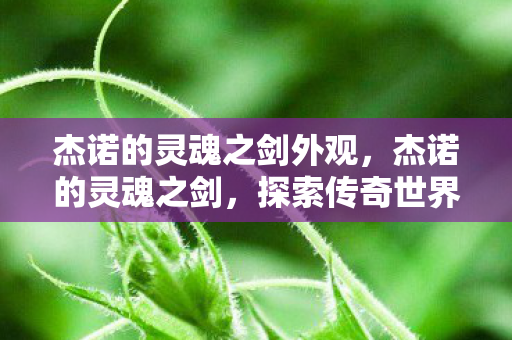 杰诺的灵魂之剑外观,杰诺的灵魂之剑,探索传奇世界的神秘力量 杰诺的灵魂之剑外观,杰诺的灵魂之剑,探索传奇世界的神秘力量