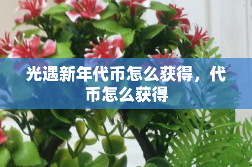 光遇新年代币怎么获得,代币怎么获得 光遇新年代币怎么获得,代币怎么获得