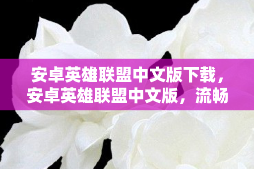 安卓英雄联盟中文版下载,安卓英雄联盟中文版,流畅体验与无限可能 安卓英雄联盟中文版下载,安卓英雄联盟中文版,流畅体验与无限可能