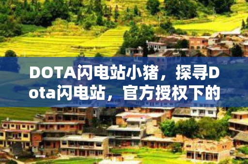 DOTA闪电站小猪,探寻Dota闪电站,官方授权下的独特体验与社区文化 DOTA闪电站小猪,探寻Dota闪电站,官方授权下的独特体验与社区文化