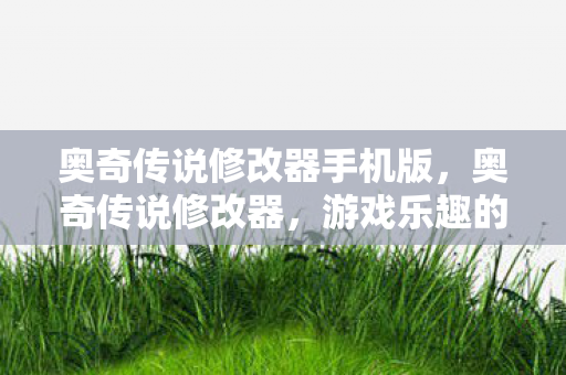 奥奇传说修改器手机版,奥奇传说修改器,游戏乐趣的合法提升工具 奥奇传说修改器手机版,奥奇传说修改器,游戏乐趣的合法提升工具