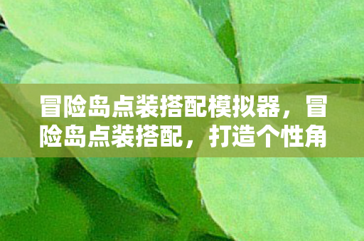 冒险岛点装搭配模拟器,冒险岛点装搭配,打造个性角色,展现独特风采 冒险岛点装搭配模拟器,冒险岛点装搭配,打造个性角色,展现独特风采