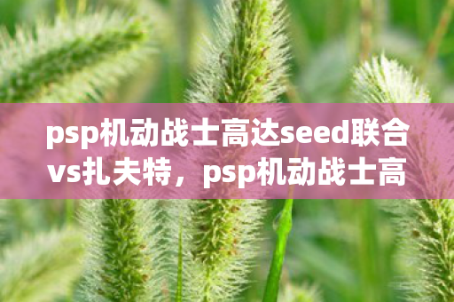 psp机动战士高达seed联合vs扎夫特,psp机动战士高达age,重温经典,感受未来 psp机动战士高达seed联合vs扎夫特,psp机动战士高达age,重温经典,感受未来