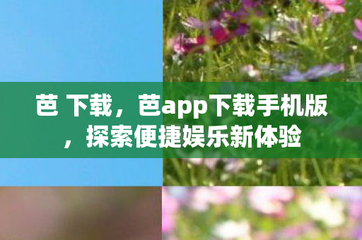 芭 下载，芭app下载手机版，探索便捷娱乐新体验