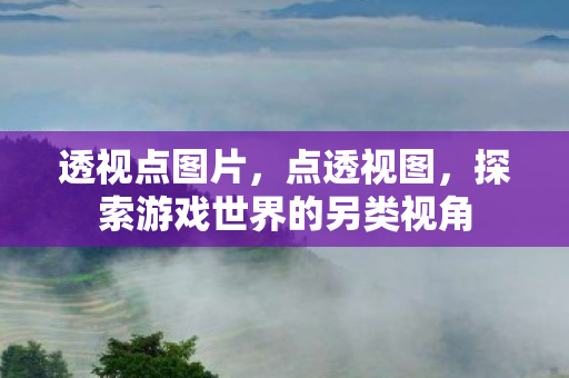 透视点图片，点透视图，探索游戏世界的另类视角
