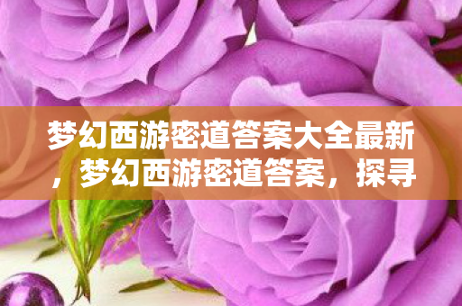 梦幻西游密道答案大全最新,梦幻西游密道答案,探寻古老传说 梦幻西游密道答案大全最新,梦幻西游密道答案,探寻古老传说