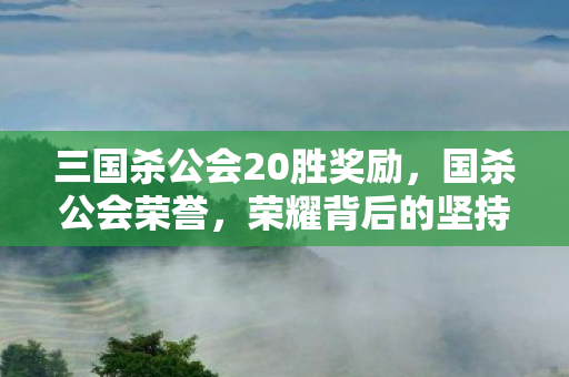 三国杀公会20胜奖励,国杀公会荣誉,荣耀背后的坚持与努力 三国杀公会20胜奖励,国杀公会荣誉,荣耀背后的坚持与努力