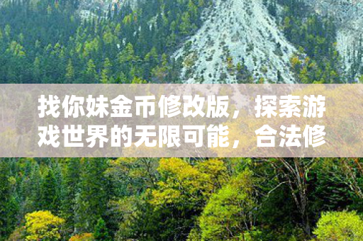 找你妹金币修改版,探索游戏世界的无限可能,合法修改与官方支持的乐趣 找你妹金币修改版,探索游戏世界的无限可能,合法修改与官方支持的乐趣